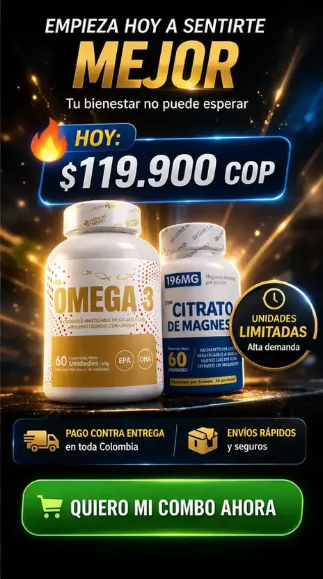 omega 3 + citrato de magnesio